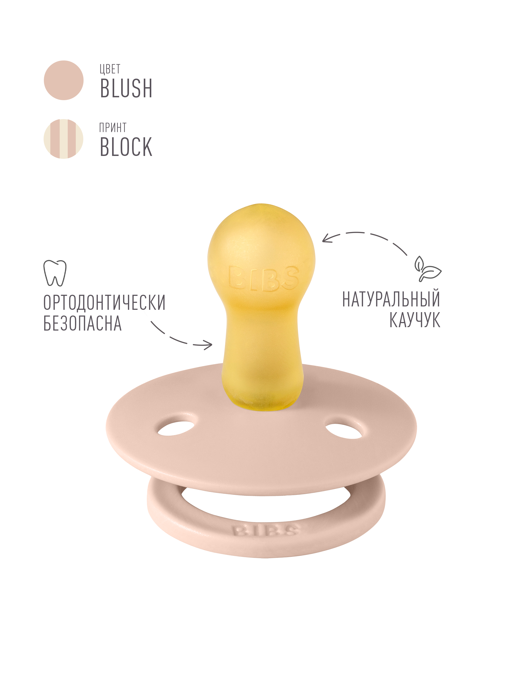Набор BIBS латекс классическая от 6 мес. 2 шт. - фото 3