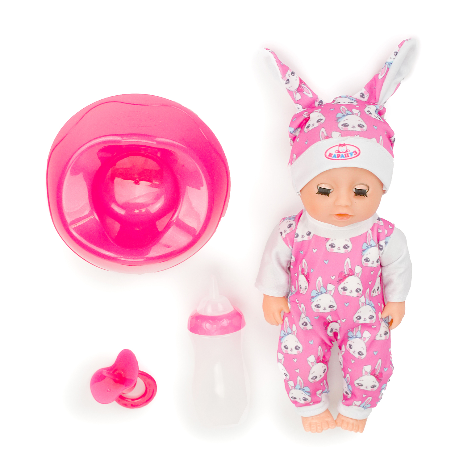 Кукла пупс Карапуз высота 20 см 392408 - фото 2