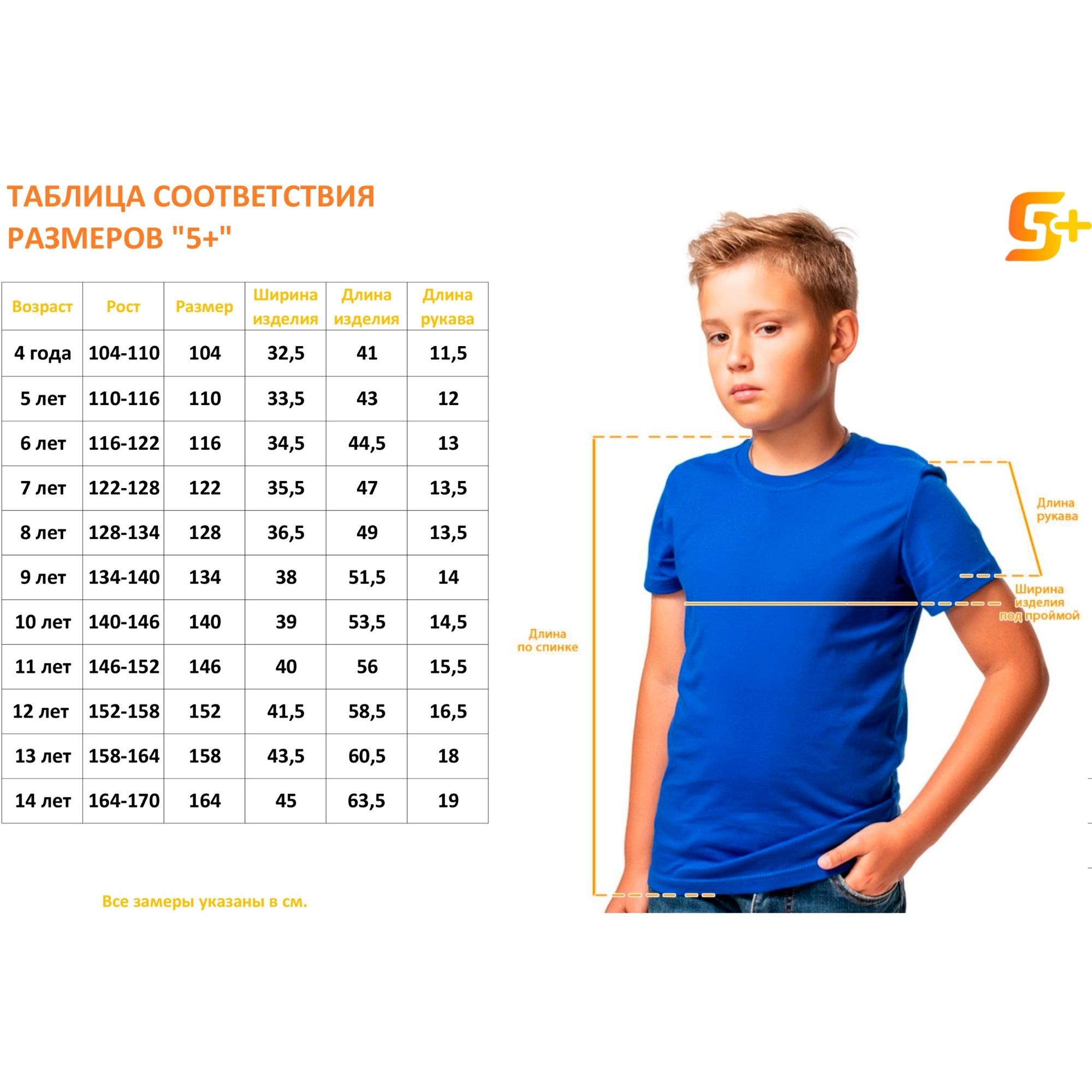 Футболка 5+ 10460191ку - фото 8