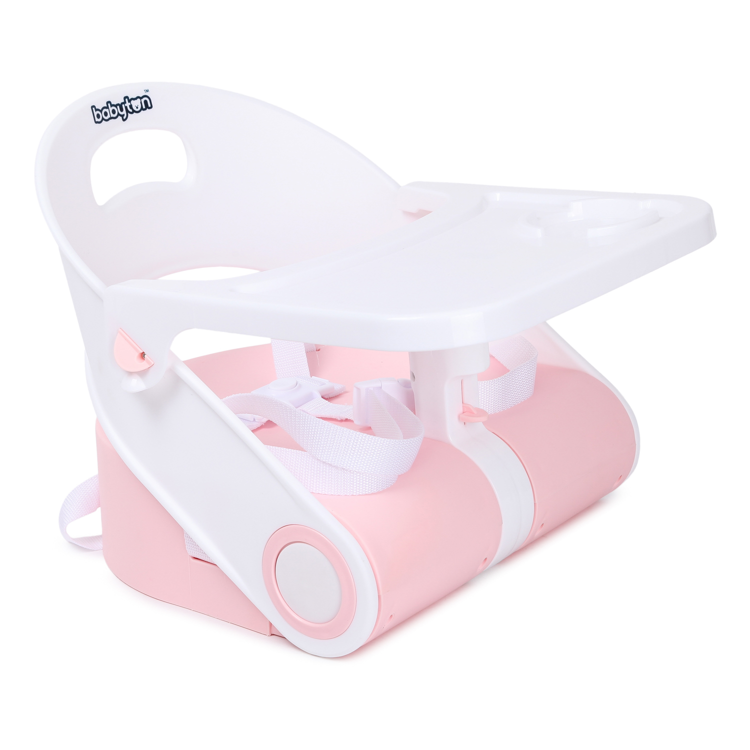 Стульчик для кормления Babyton Compact Pink бустер - фото 8