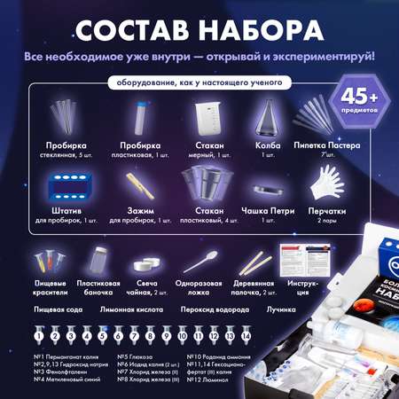 Набор для опытов WOW! HOW? Большой космический