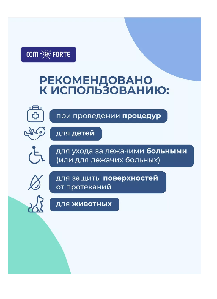Пелёнки одноразовые ComForte 60х90 см 30 шт. - фото 4