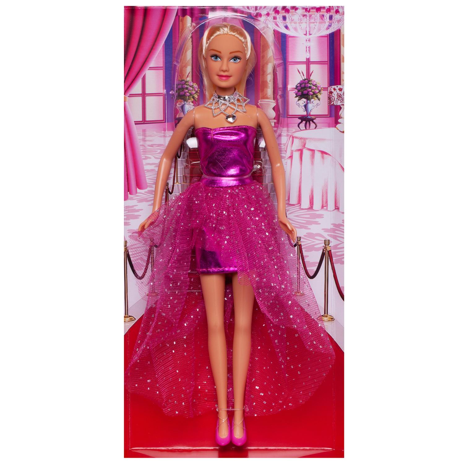 Кукла модельная Abtoys 8354d/розовое - фото 3