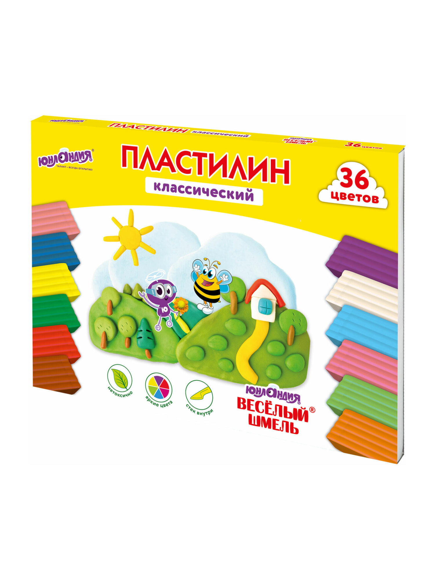 Пластилин Юнландия 36 цв. - фото 9