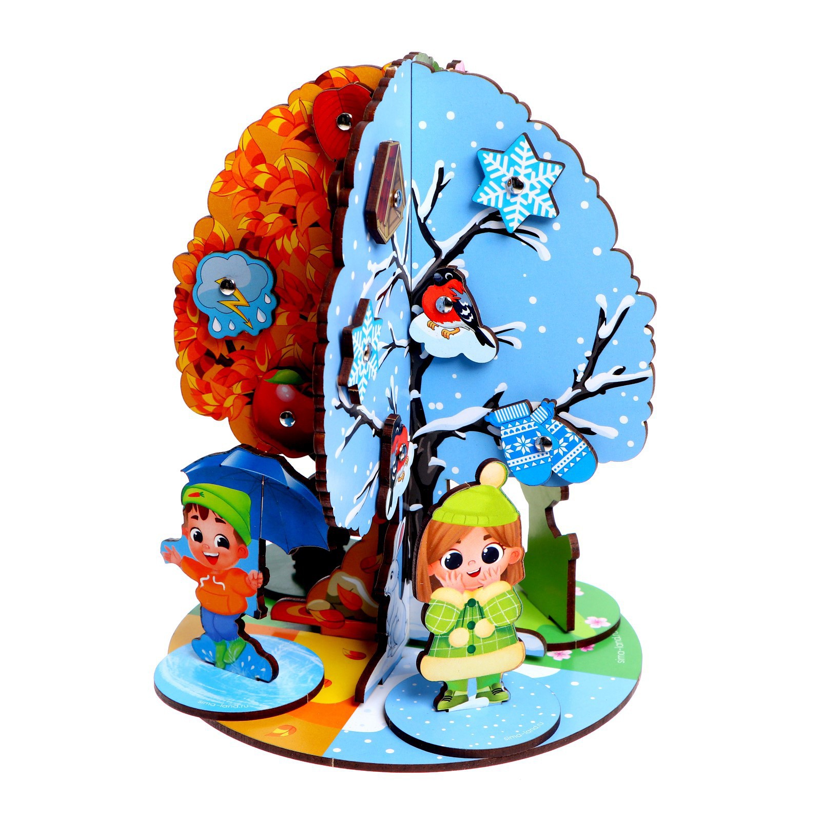 Настольная игра Лесная мастерская Магнитная яблоня - фото 3