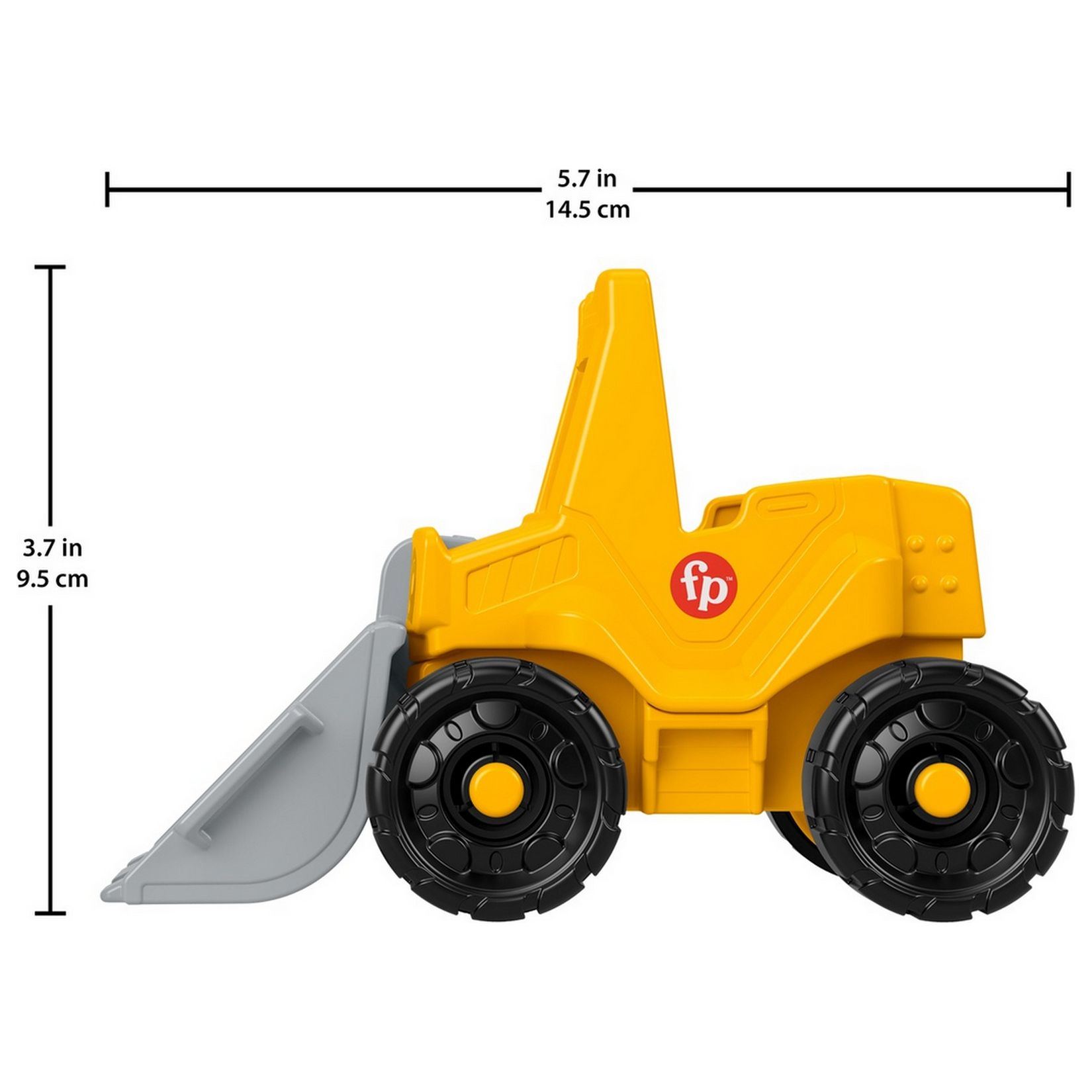 Бульдозер Fisher Price с фигуркой - фото 10