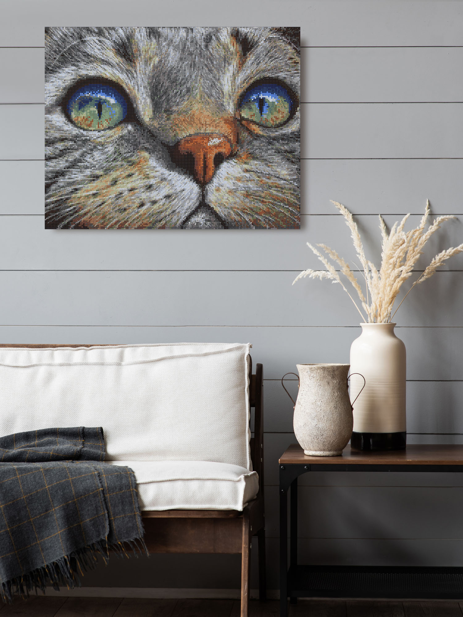 Алмазная мозаика Art on Canvas Кошачий взгляд в ассортименте - фото 2