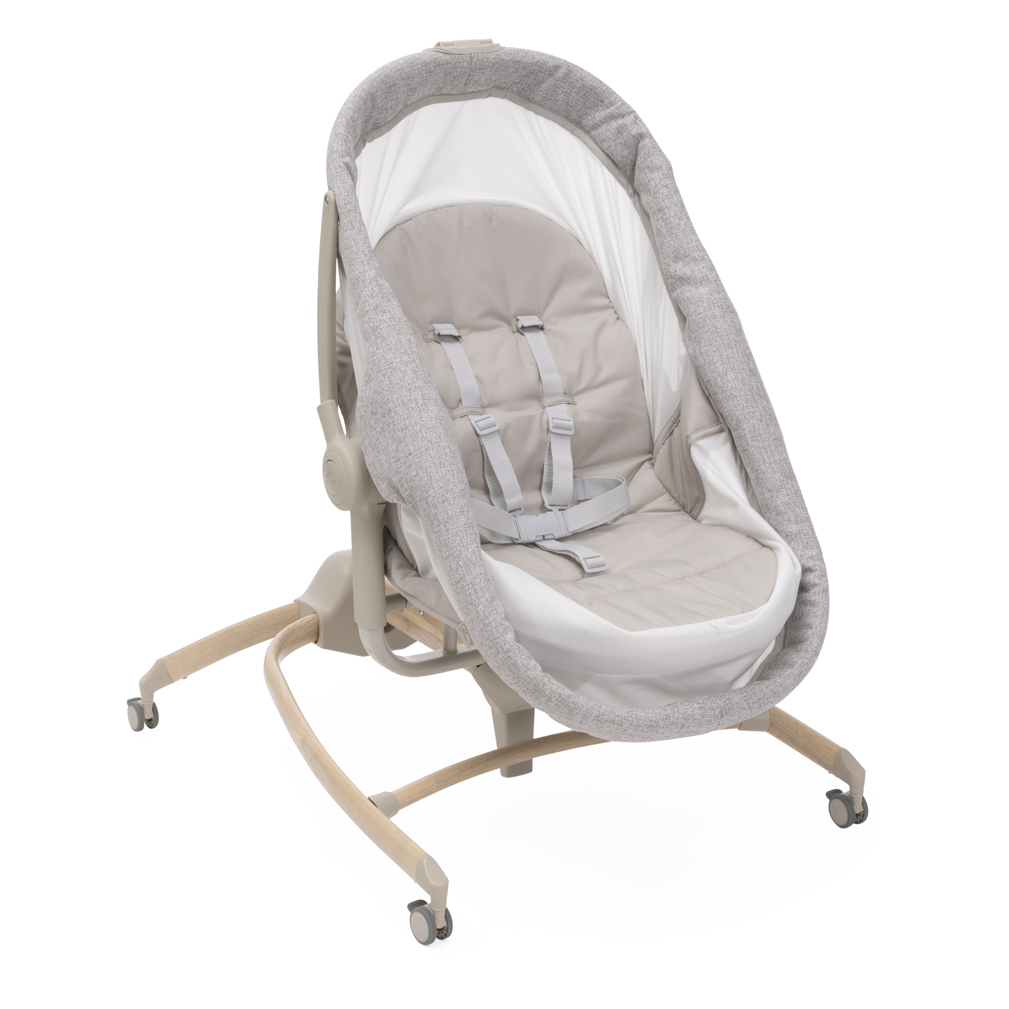Детская кроватка Chicco Baby Hug Armonia 4в1 с рождения до 3 лет Scandinavian овальная, без маятника (бежевый) - фото 10
