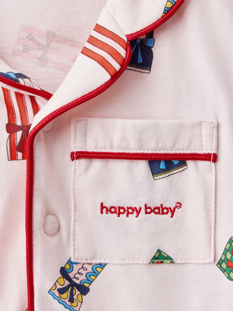 Комбинезон Happy Baby 90167-0_pink - фото 4