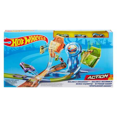 Трек Hot Wheels Прорывной баланс с пусковой установкой