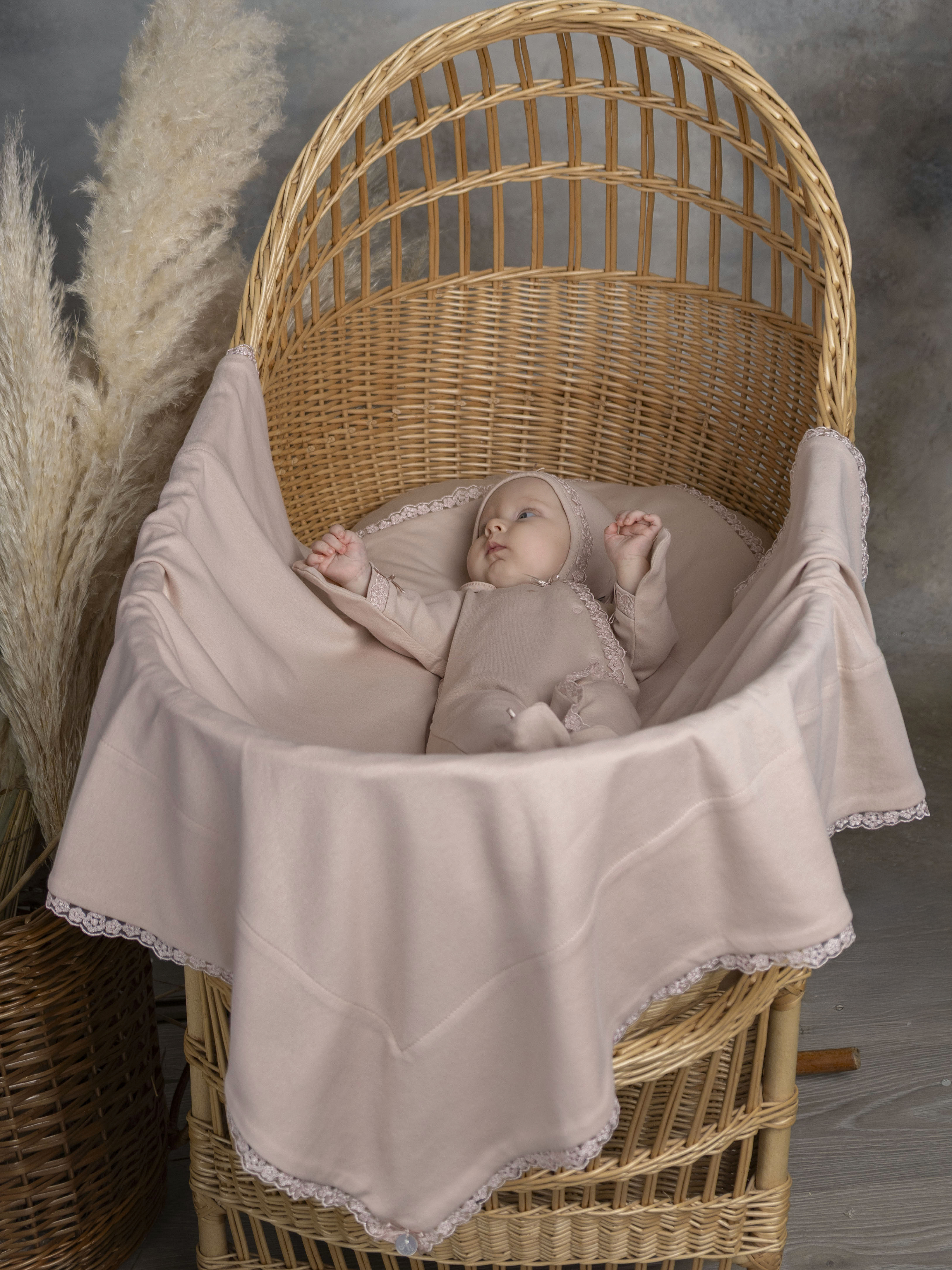 Конверт на выписку НаследникЪ Выжанова в кроватку в коляску Трансформер розовый - фото 2