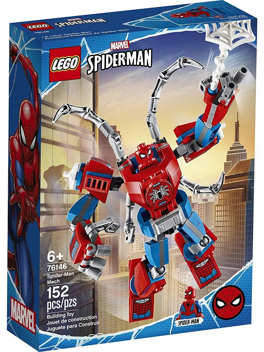 Конструктор LEGO Marvel Super Heroes Человек-Паук: трансформер 152 дет. - фото 1