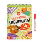 Книга Буква-ленд Многоразовые лабиринты с маркером