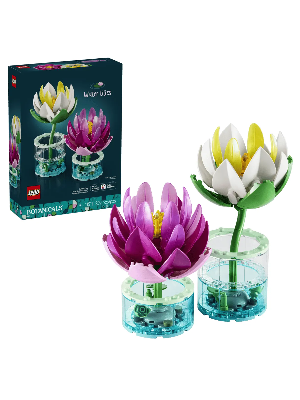 Конструктор LEGO Botanicals Водяные лилии 259 дет. - фото 1