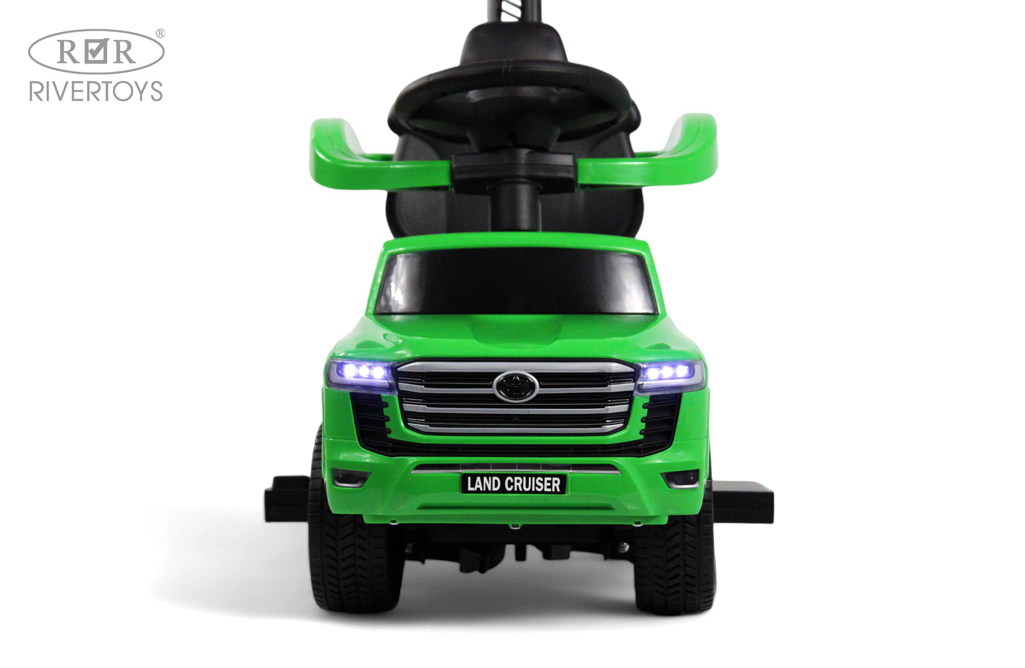 Каталка RIVERTOYS Z002ZZ-B-GREEN зеленый - фото 2