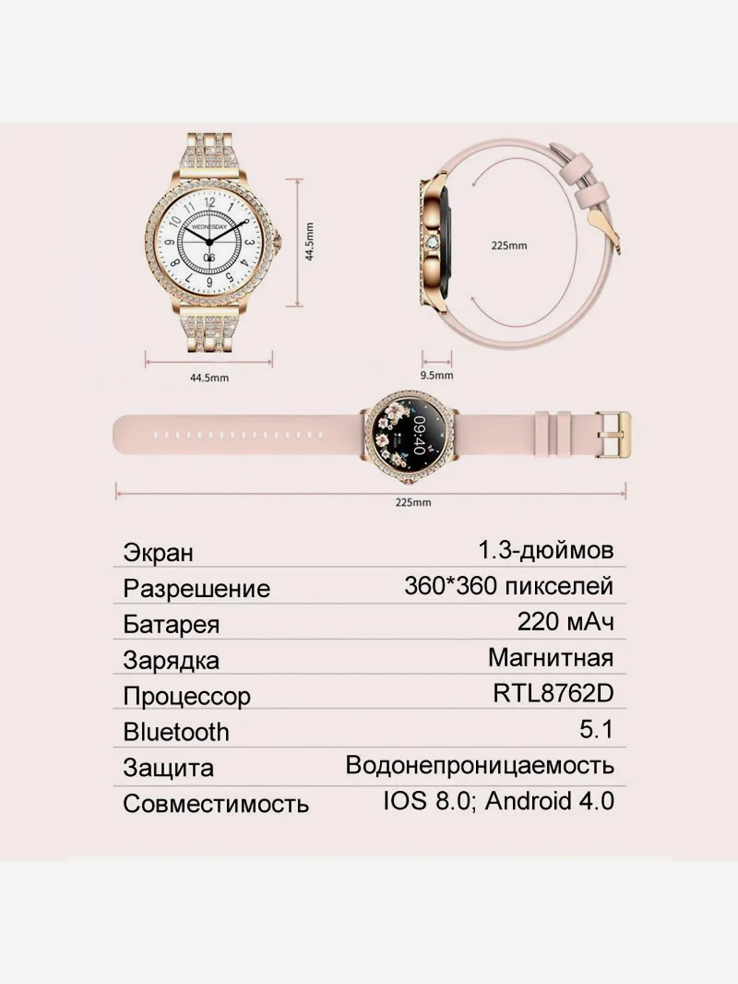 Смарт-часы CheckME Smart CheckME Smart CMSI58GG - фото 6
