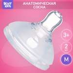 Соска ROXY-KIDS силикон (средний поток) 2 шт.