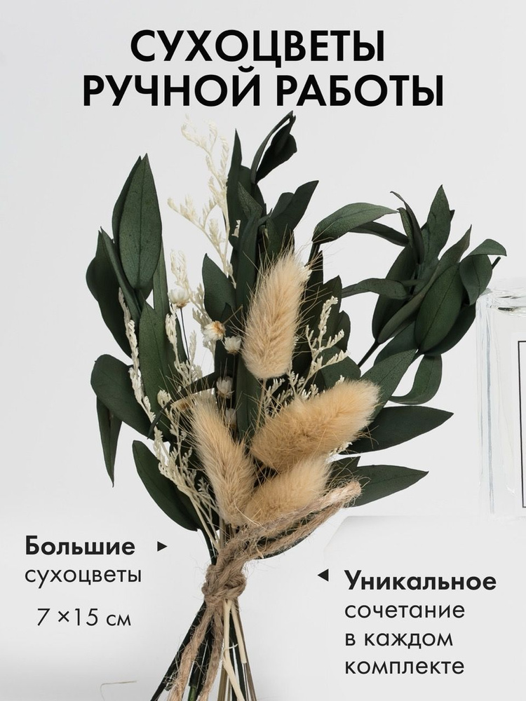 Диффузор с сухоцветами в Премиум тубусе Accents Mimosa Cardamon - фото 6