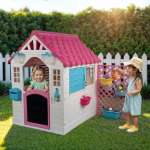 Домик игровой Dolu Garden Play house розовый