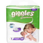 Подгузники Giggles Premium 1 56 шт.