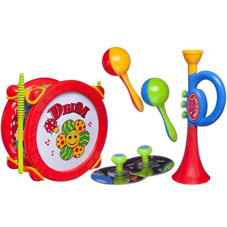 Игрушка музыкальная Abtoys ДоРеМио барабаны, маракас
