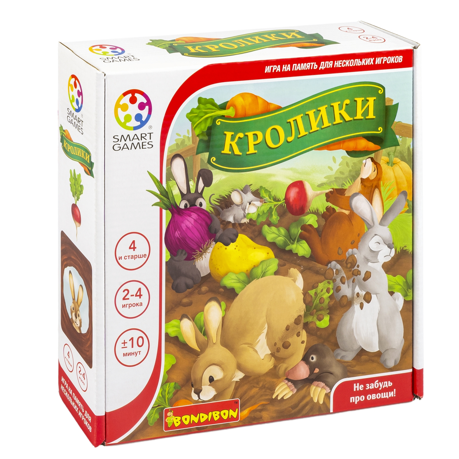 Настольная игра Bondibon логическая КРОЛИКИ - фото 4