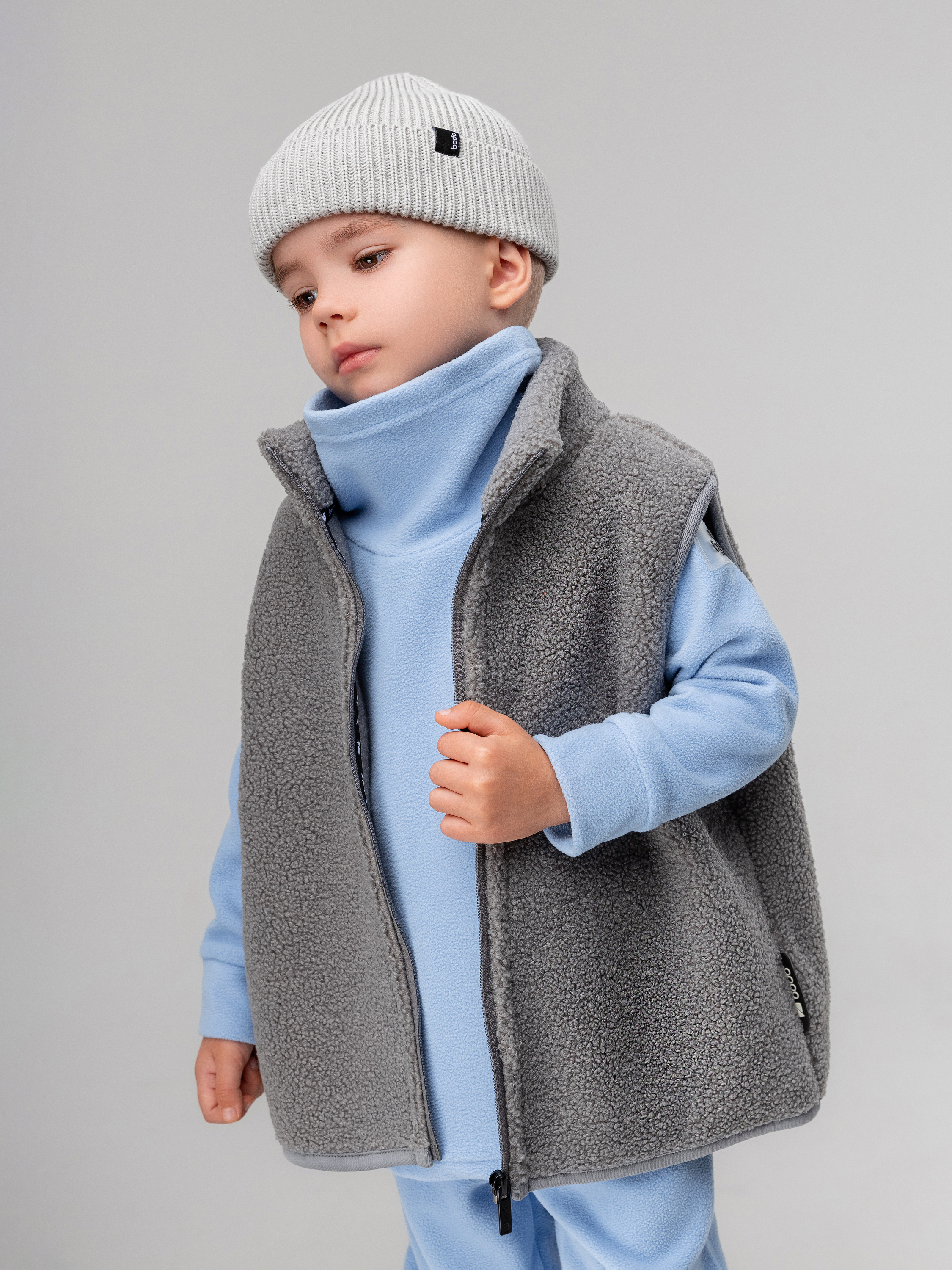 Жилет Bodo 14-86MU_серый - фото 1