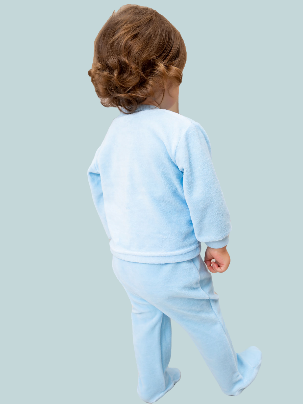 Кофточка ПАПИТТО И53-201 голубой - фото 2