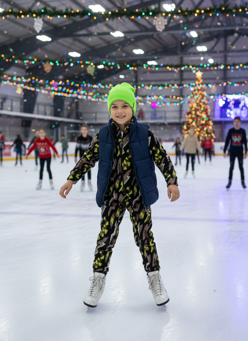 Комбинезон Утенок 286(ш) черный абстракция - фото 2