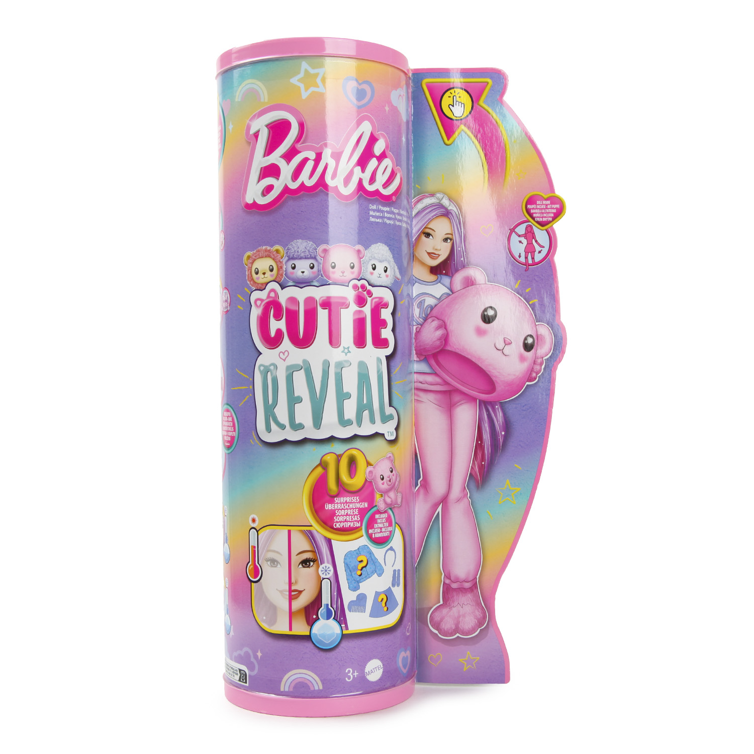Кукла модельная Barbie Cutie Reveal Мишка HKR04 - фото 11