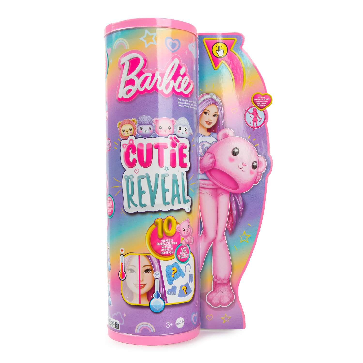 Кукла модельная Barbie Cutie Reveal Мишка HKR04 - фото 11
