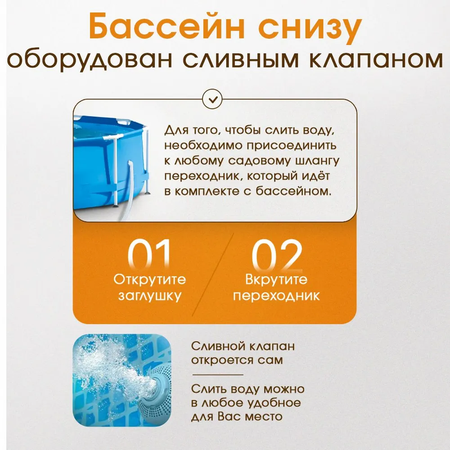 Бассейн Intex Каркасный / 366х76см