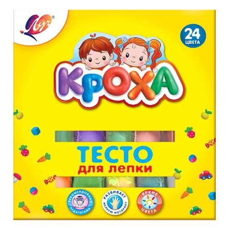 Тесто-пластилин Луч 24 цв.