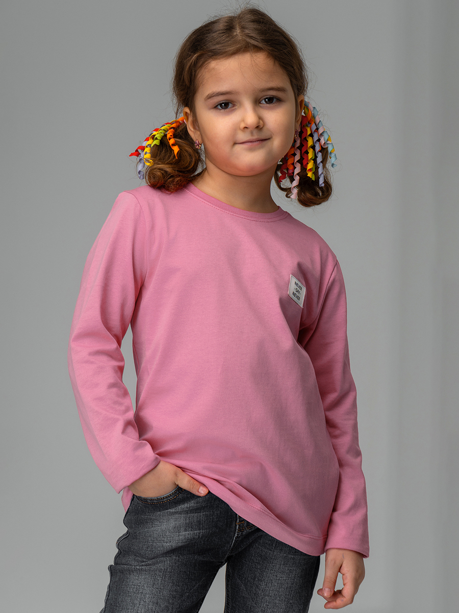 Лонгслив BONITO KIDS SS6097грязно.розовый - фото 10