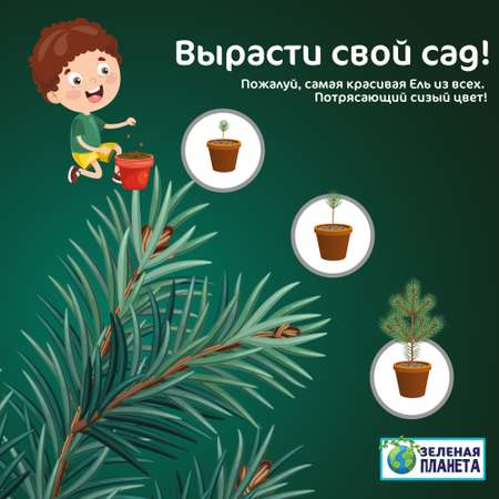 Набор для выращивания ЗЕЛЕНАЯ ПЛАНЕТА