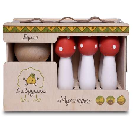 Игра ЯиГрушка Боулинг Мухоморы и ёжик