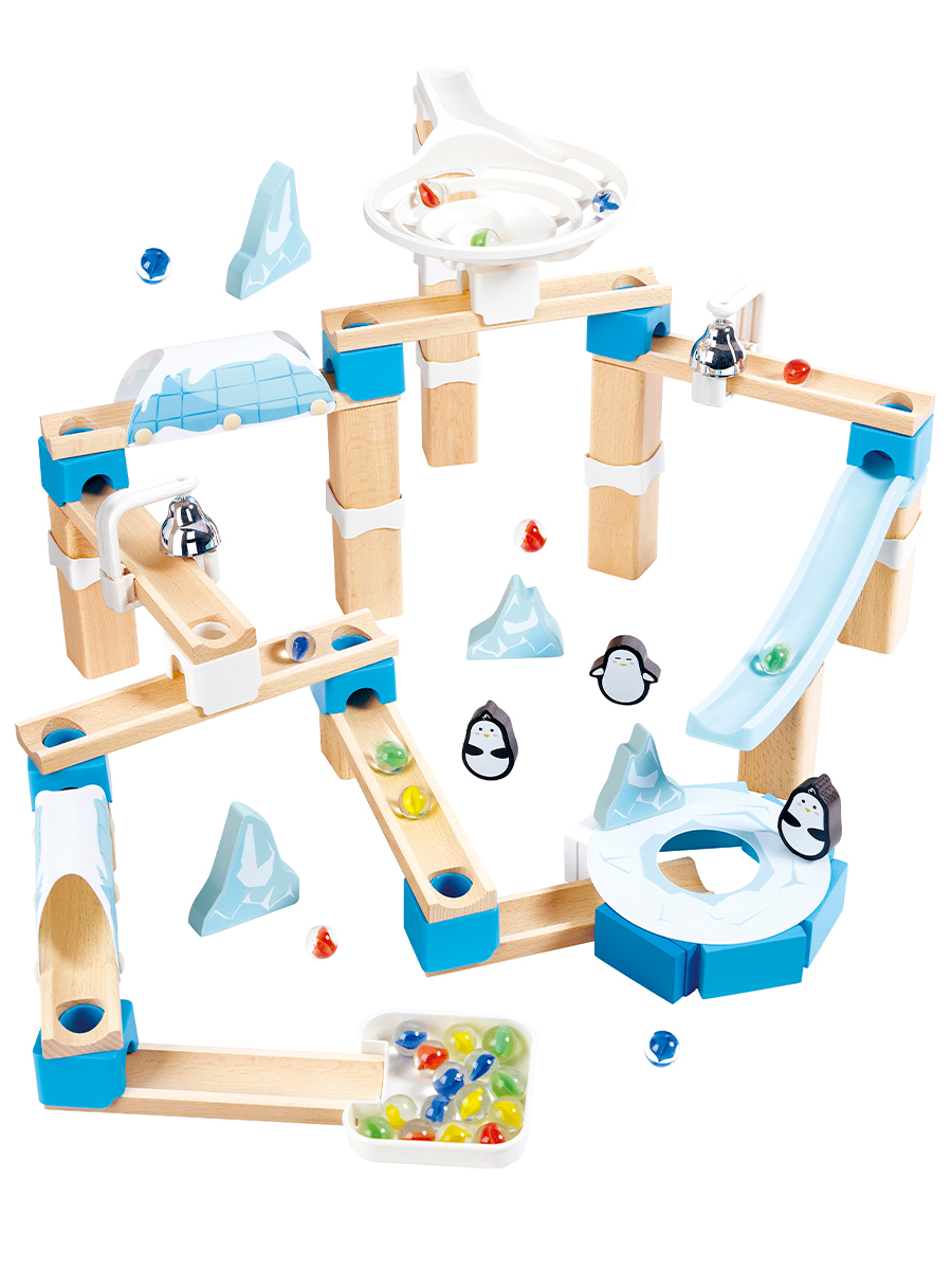 Конструктор Hape Гонки деревянный 112 дет. - фото 2