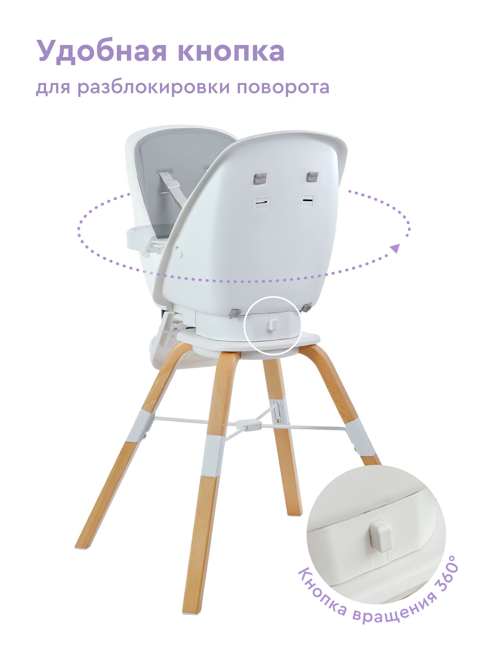 Стульчик для кормления BabyRox - фото 3