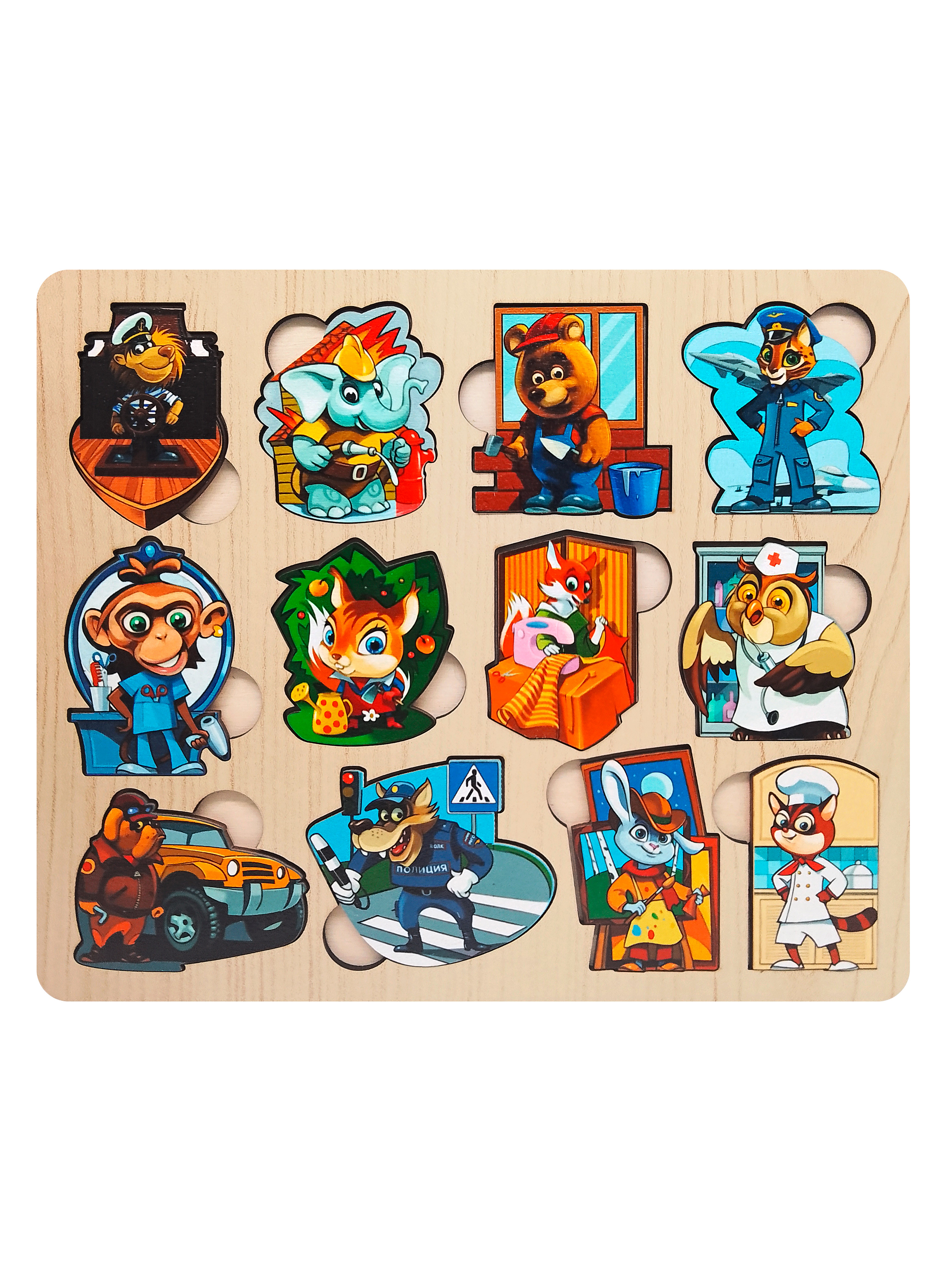 Игрушка Нескучные игры пазл Кто есть кто Профессии - фото 3