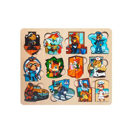 Игрушка Нескучные игры пазл Кто есть кто Профессии
