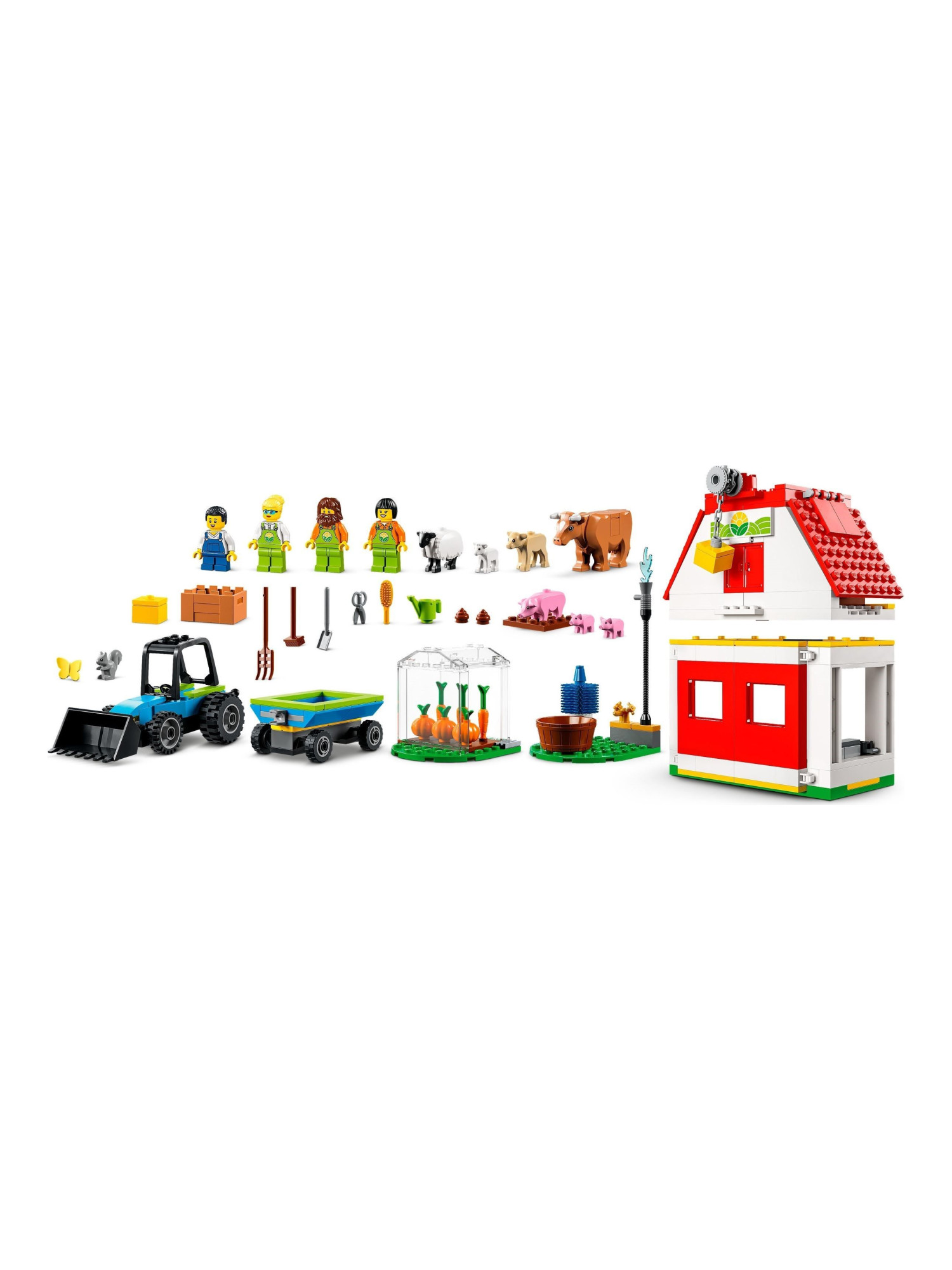 Конструктор LEGO City Ферма и амбар с животными 230 дет. - фото 3
