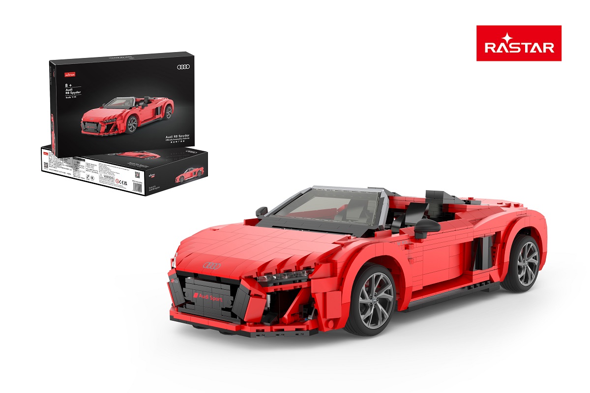 Конструктор Rastar Audi R8 Spyder блочный - фото 12