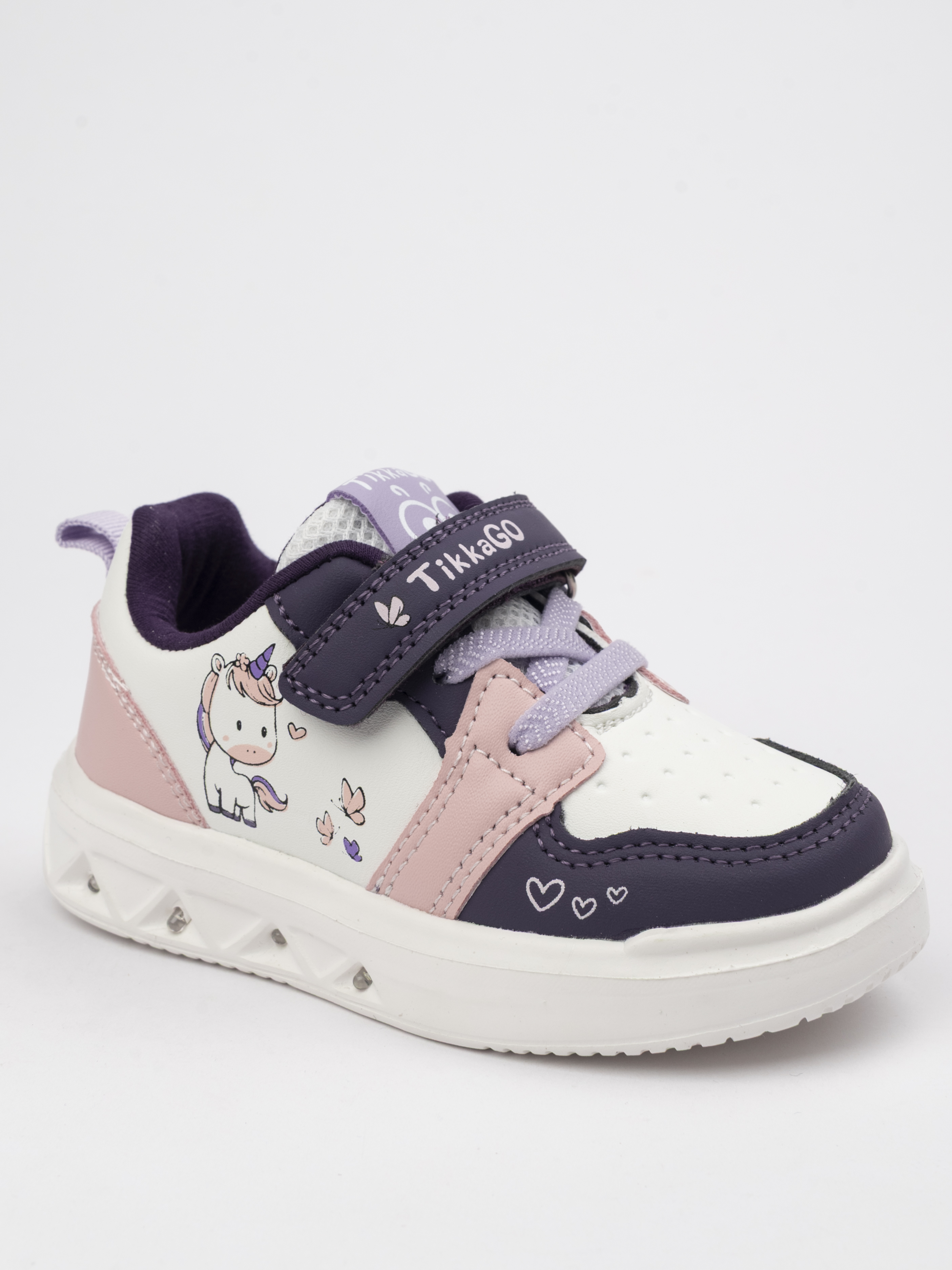 Кроссовки TikkaGo 1A05_6251-1_white-pink-violet - фото 9
