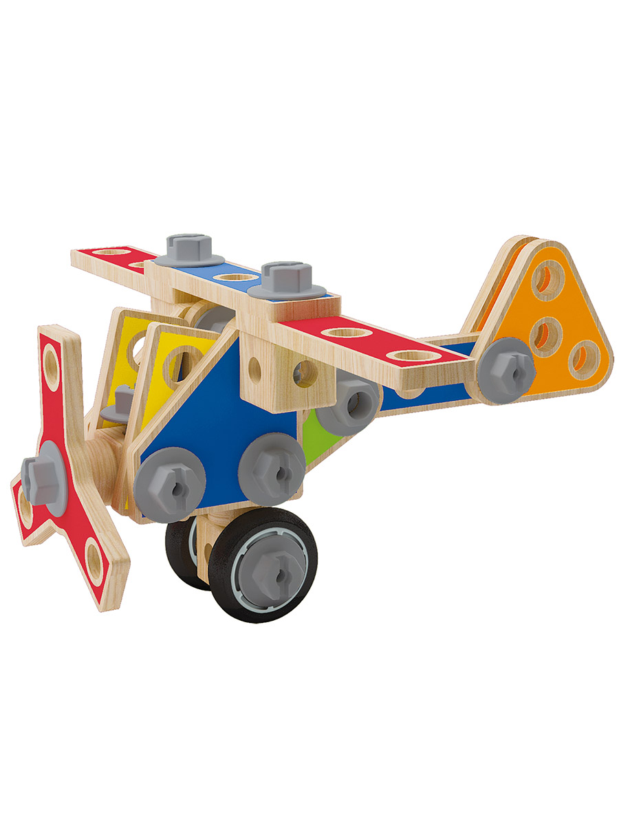 Конструктор Hape Мастер деревянный - фото 3