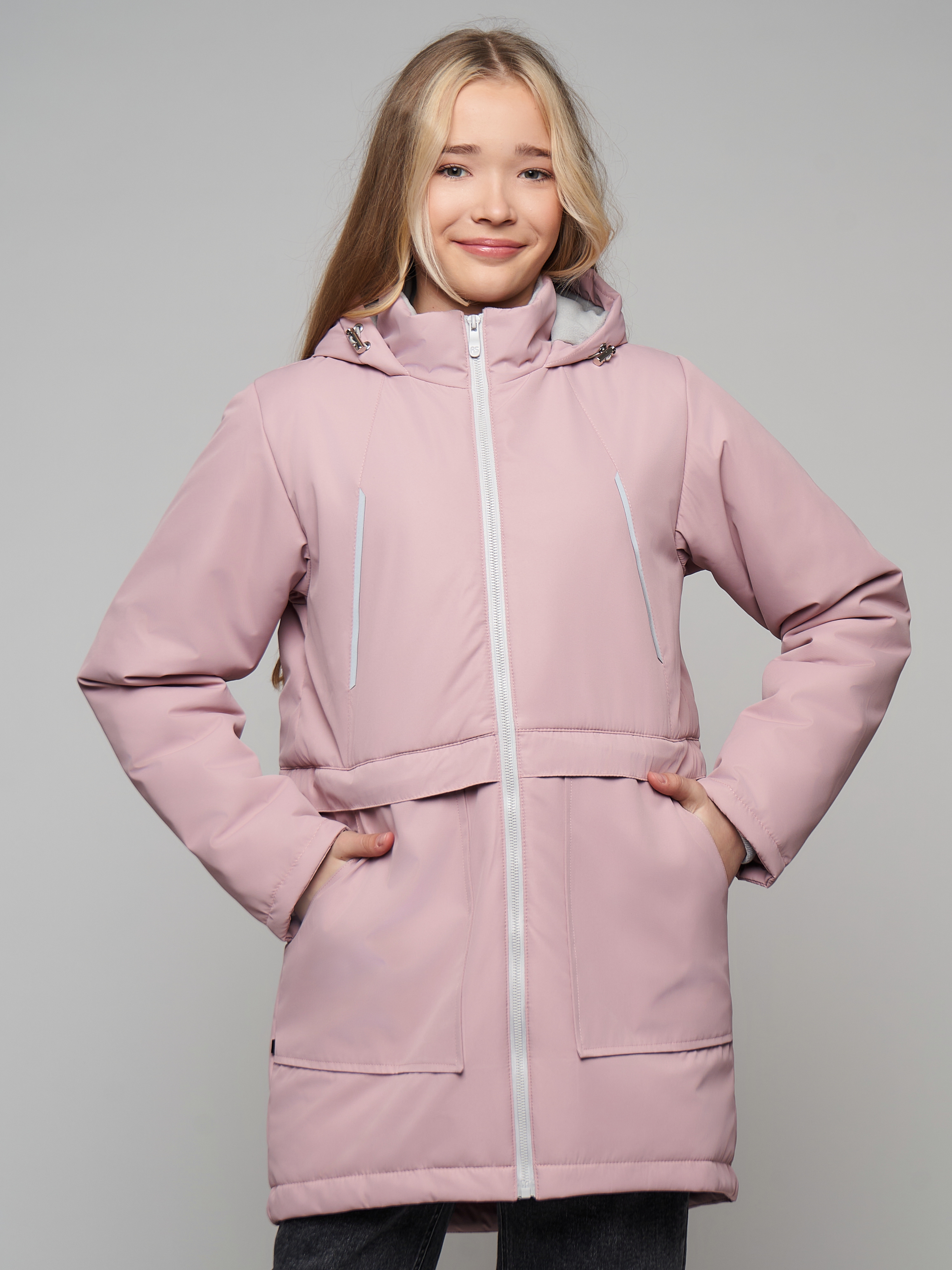 Куртка RODOS М-301/пудровый - фото 3