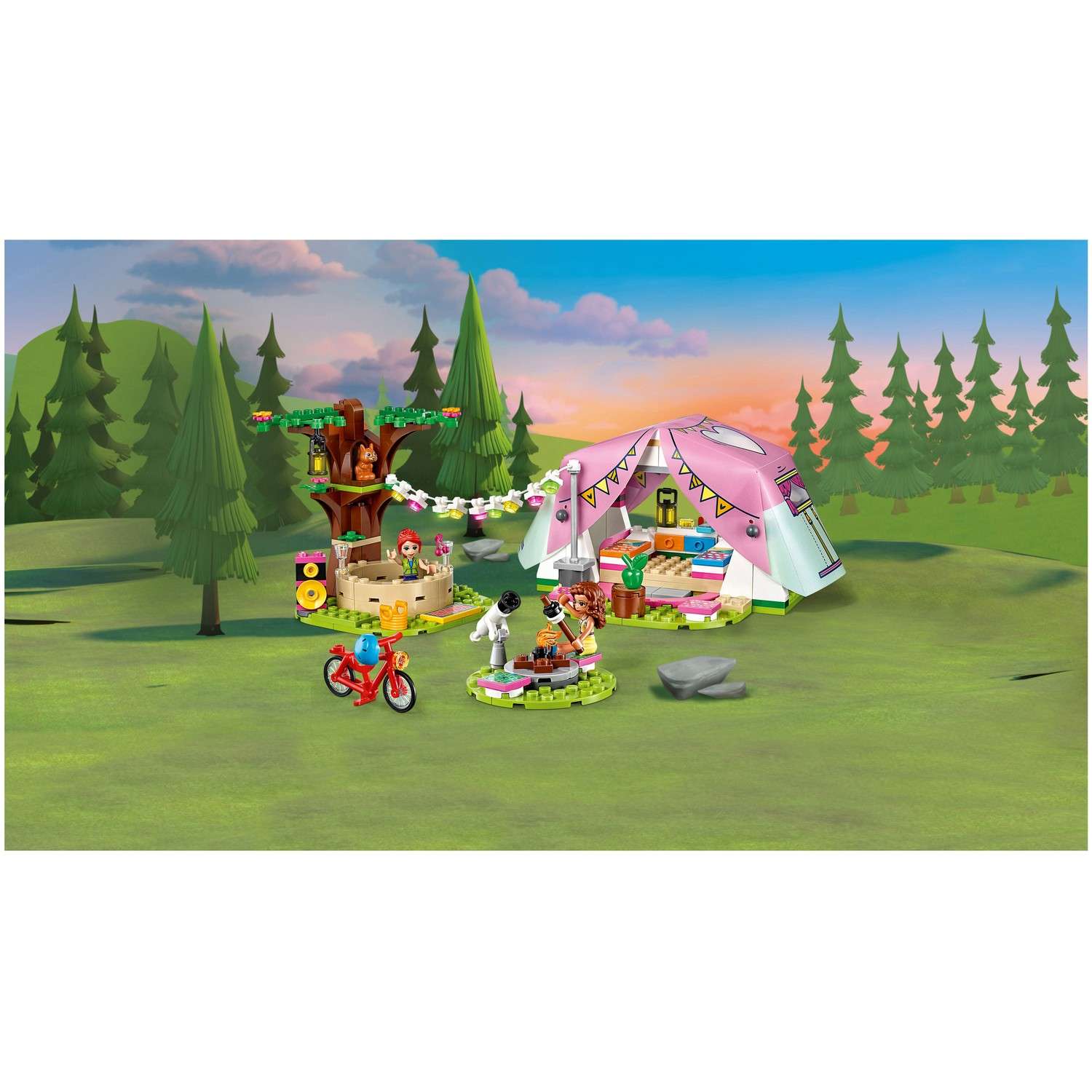 Конструктор LEGO Friends Роскошный отдых на природе блочный - фото 9