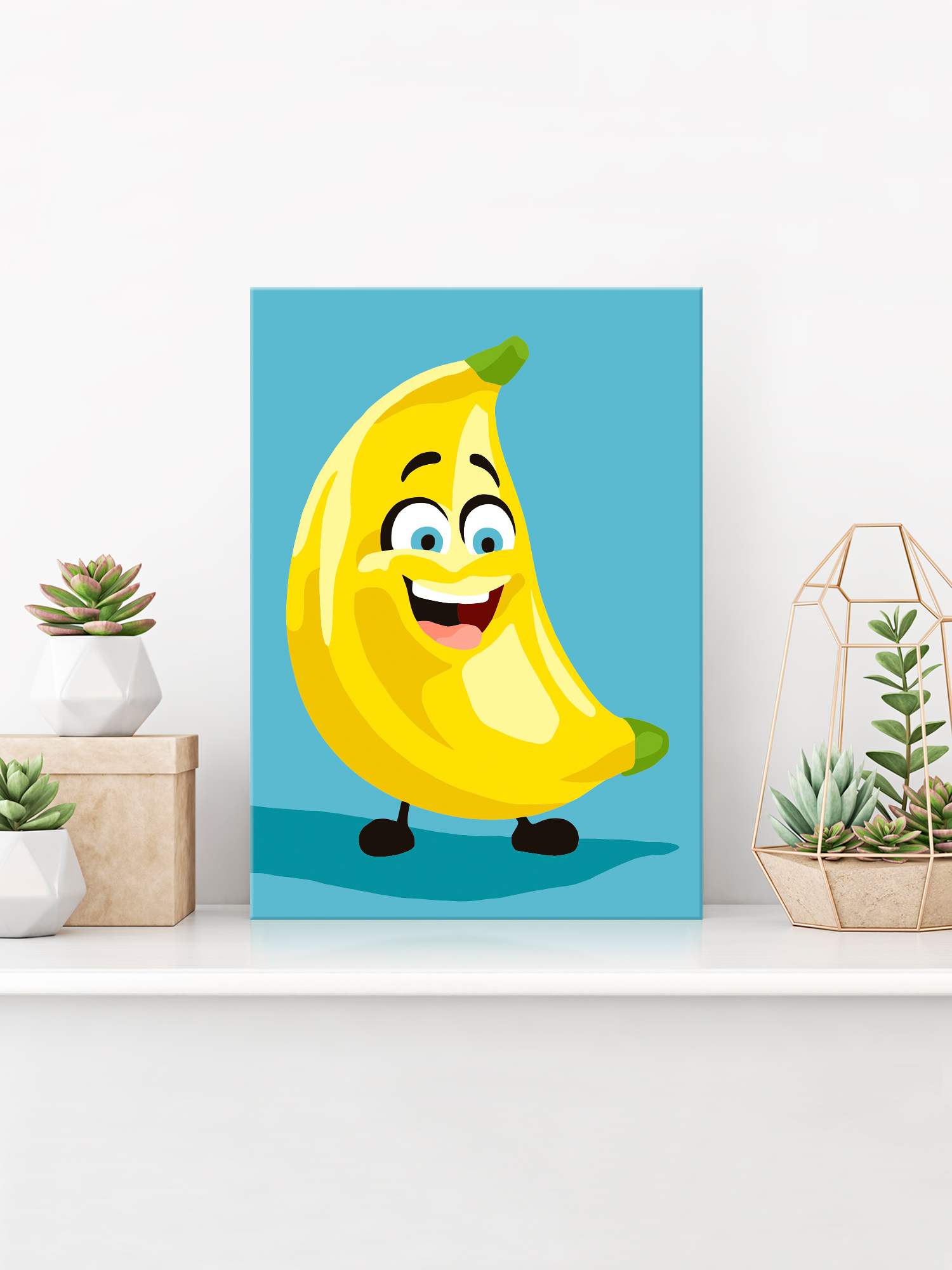 Картина по номерам Hobby Paint Весёлый банан в ассортименте - фото 3