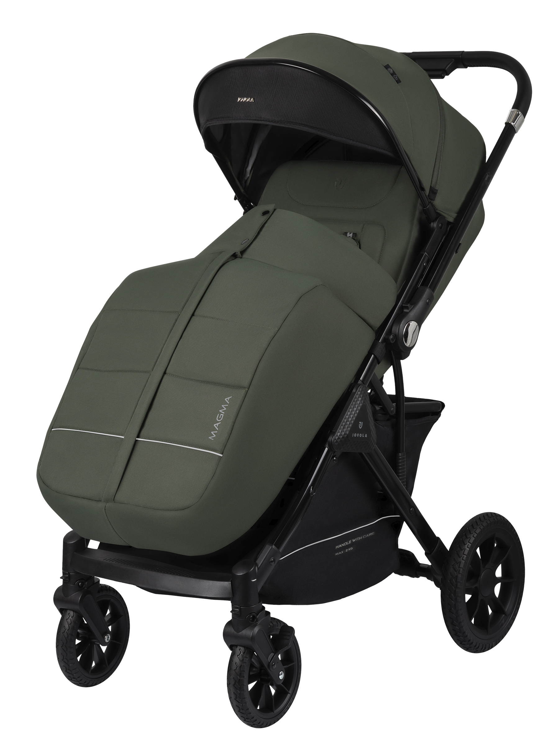 Коляска прогулочная JOVOLA Magma Plus зеленый - фото 14