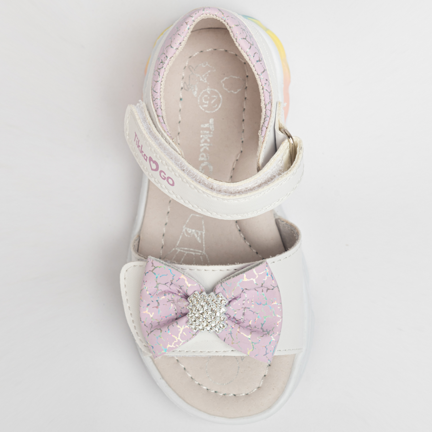 Сандалии TikkaGo 8A14_22016_white-pink - фото 8