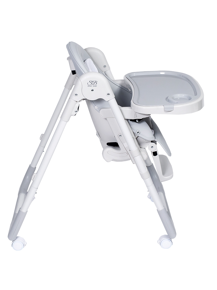 Стульчик для кормления Sweet Baby City Light Grey серый - фото 22